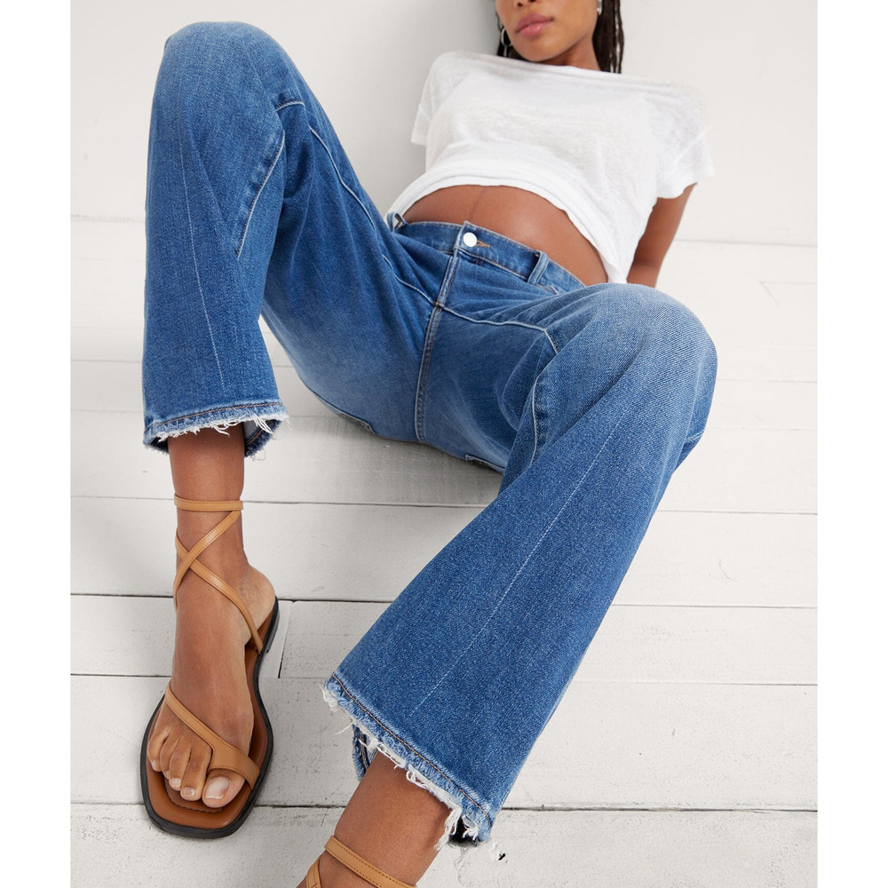 Hatch 'The Boyfriend' Blue Maternity Denim Jean Size 26